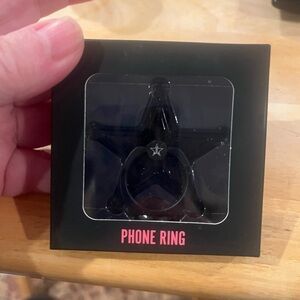 Jeffree Star Cosmetics Black Star Phone Ring
